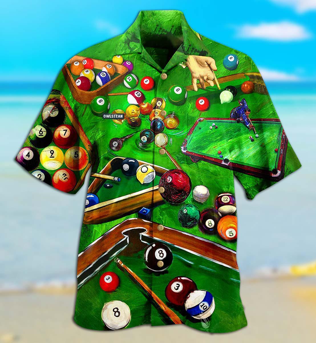 Billiard Is My Life My Love Green - Hawaiian Shirt - Reefox