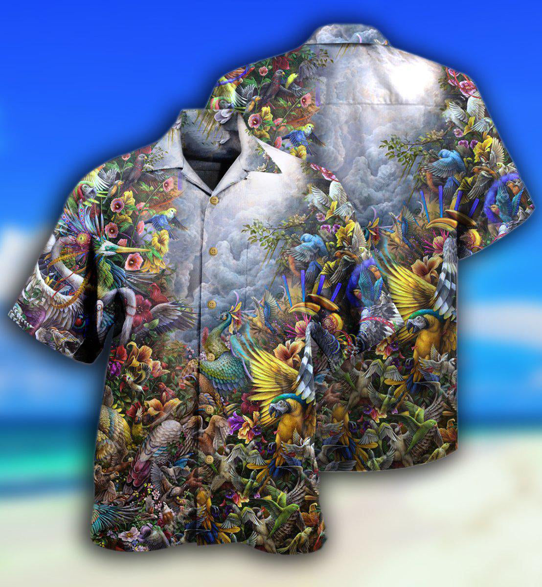 Bird Heaven Amazing Garden - Hawaiian Shirt - Reefox