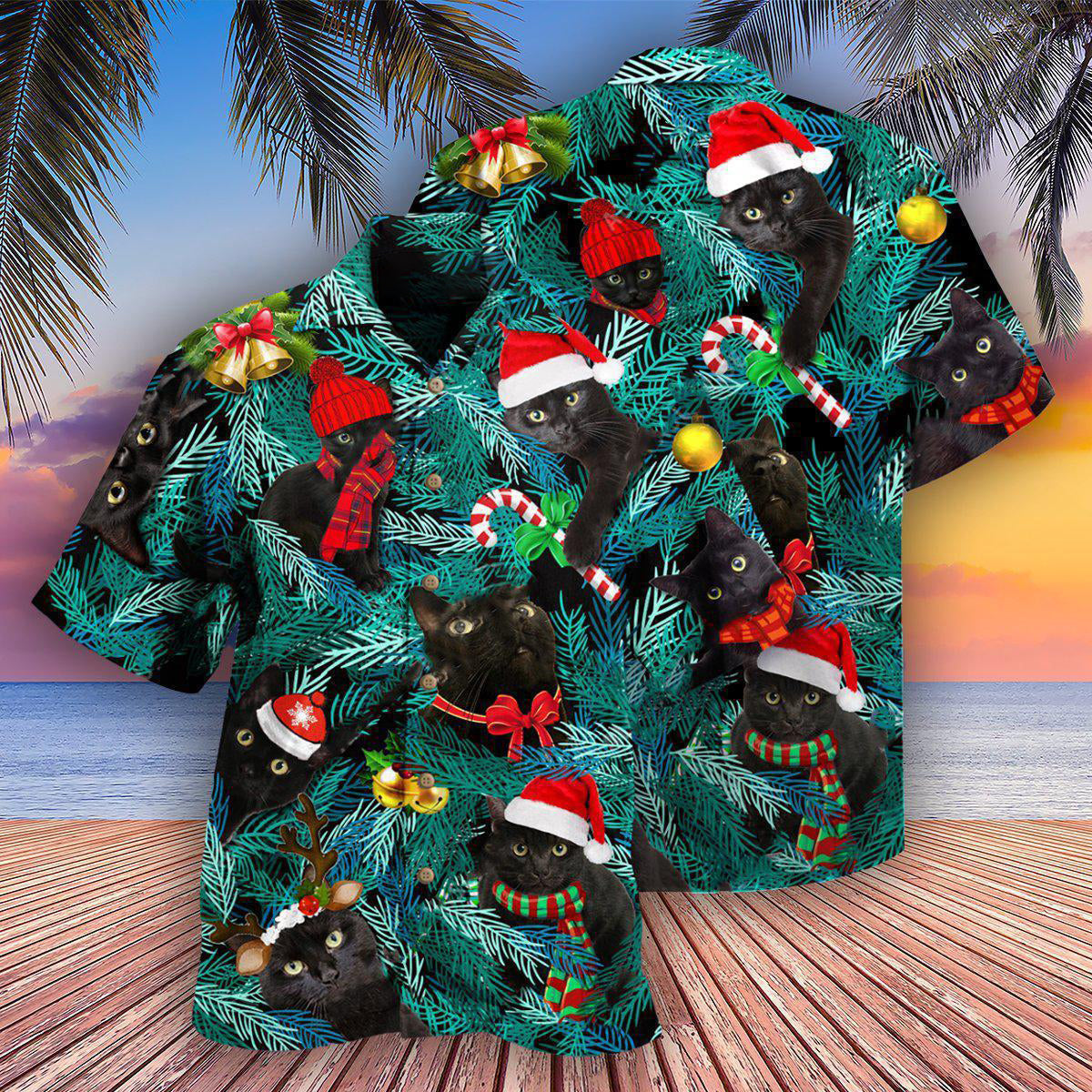 Black Cat Is It Jolly Enough Black Cat - Hawaiian Shirt - Reefox