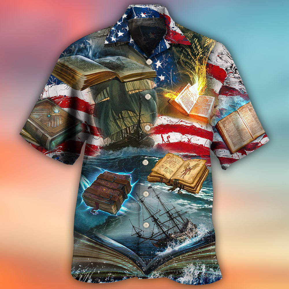 Book Independence Day - Hawaiian Shirt - Reefox