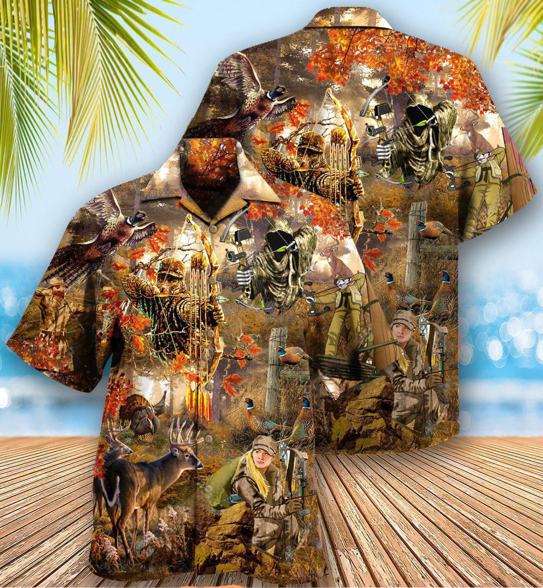 Hunting Bow And Arrow Were The History Of Mankind Cool - Hawaiian Shirt - Reefox