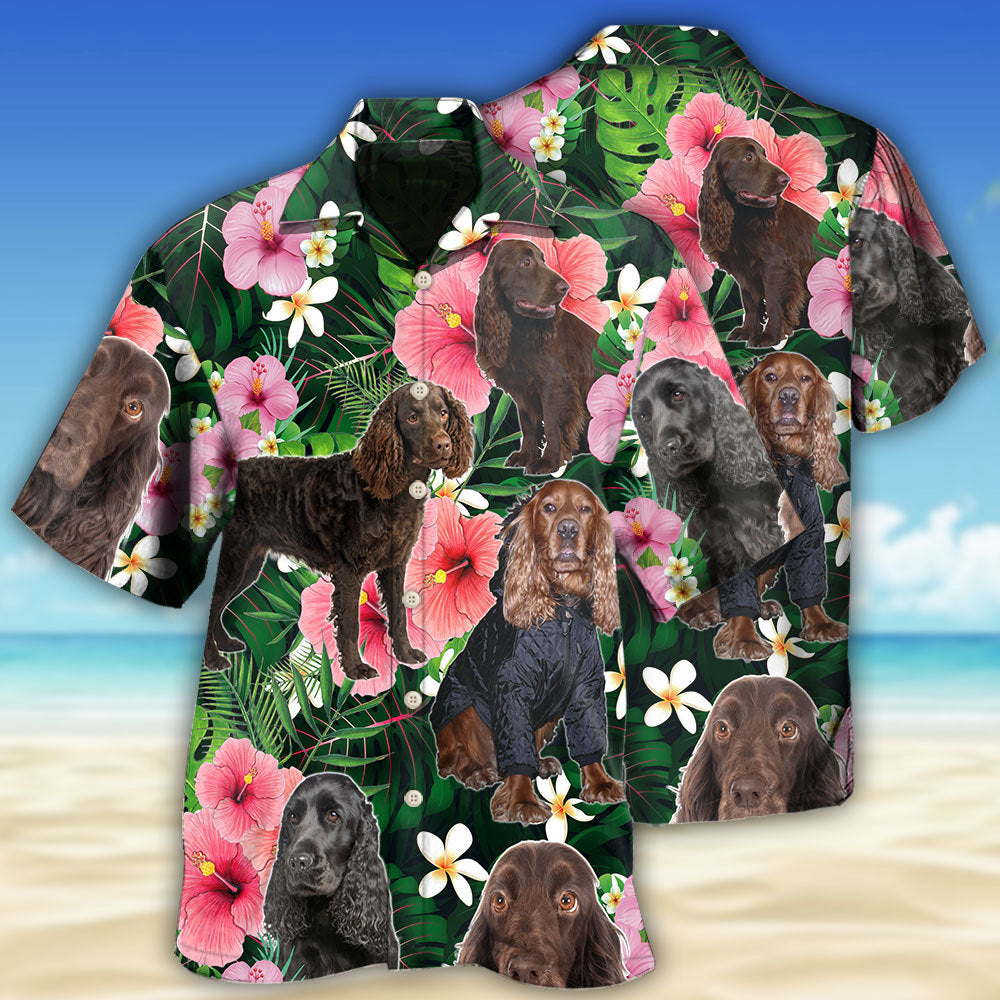Boykin Spaniel Dog Tropical Lover - Hawaiian Shirt - Reefox