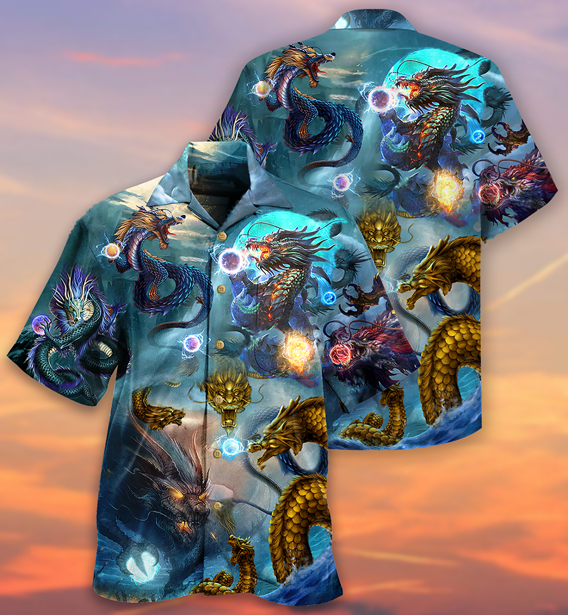 Dragon Love Life So Cool - Hawaiian Shirt - Reefox