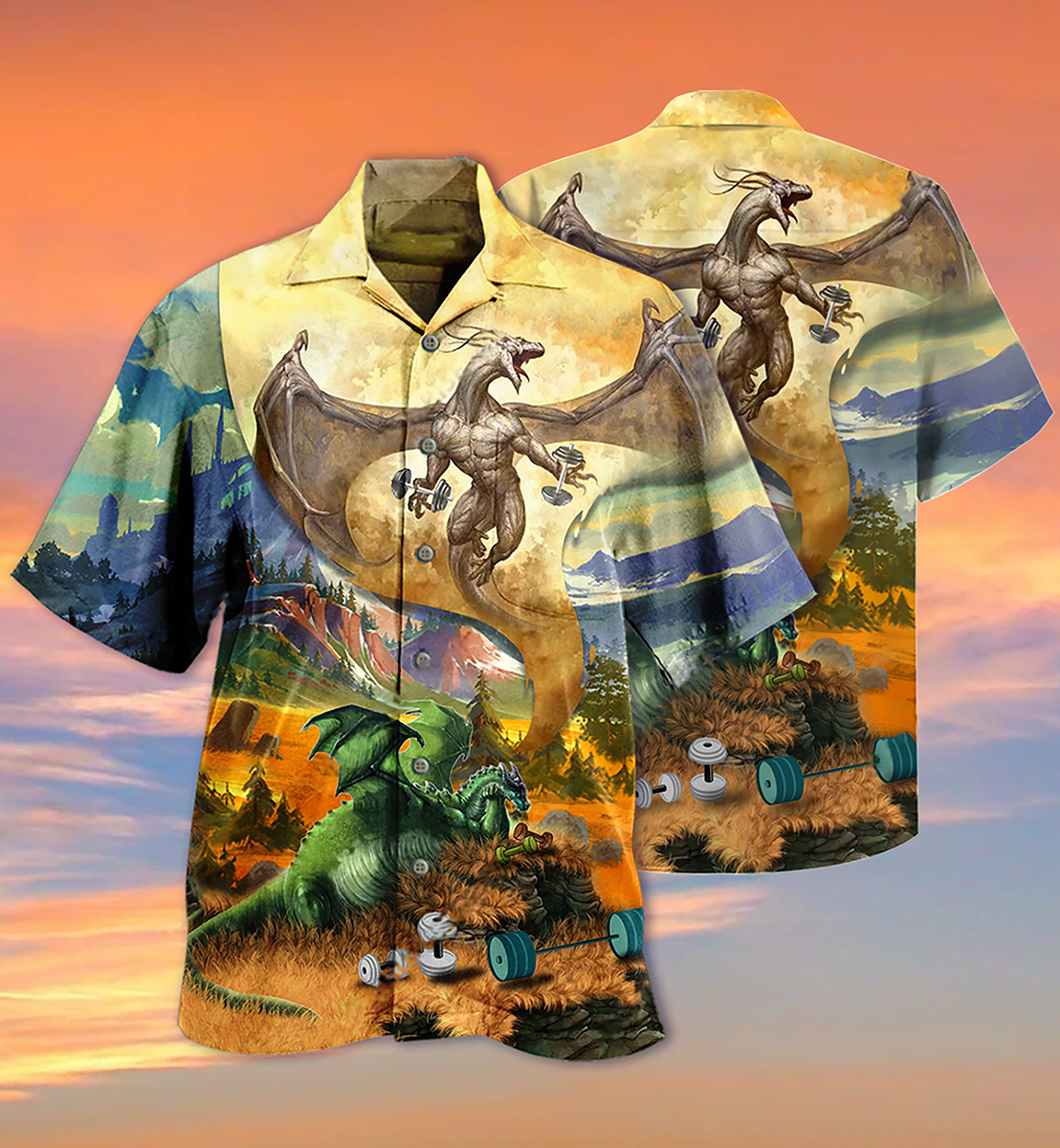 Dragon Gymer Love Life So Cool - Hawaiian Shirt - Reefox
