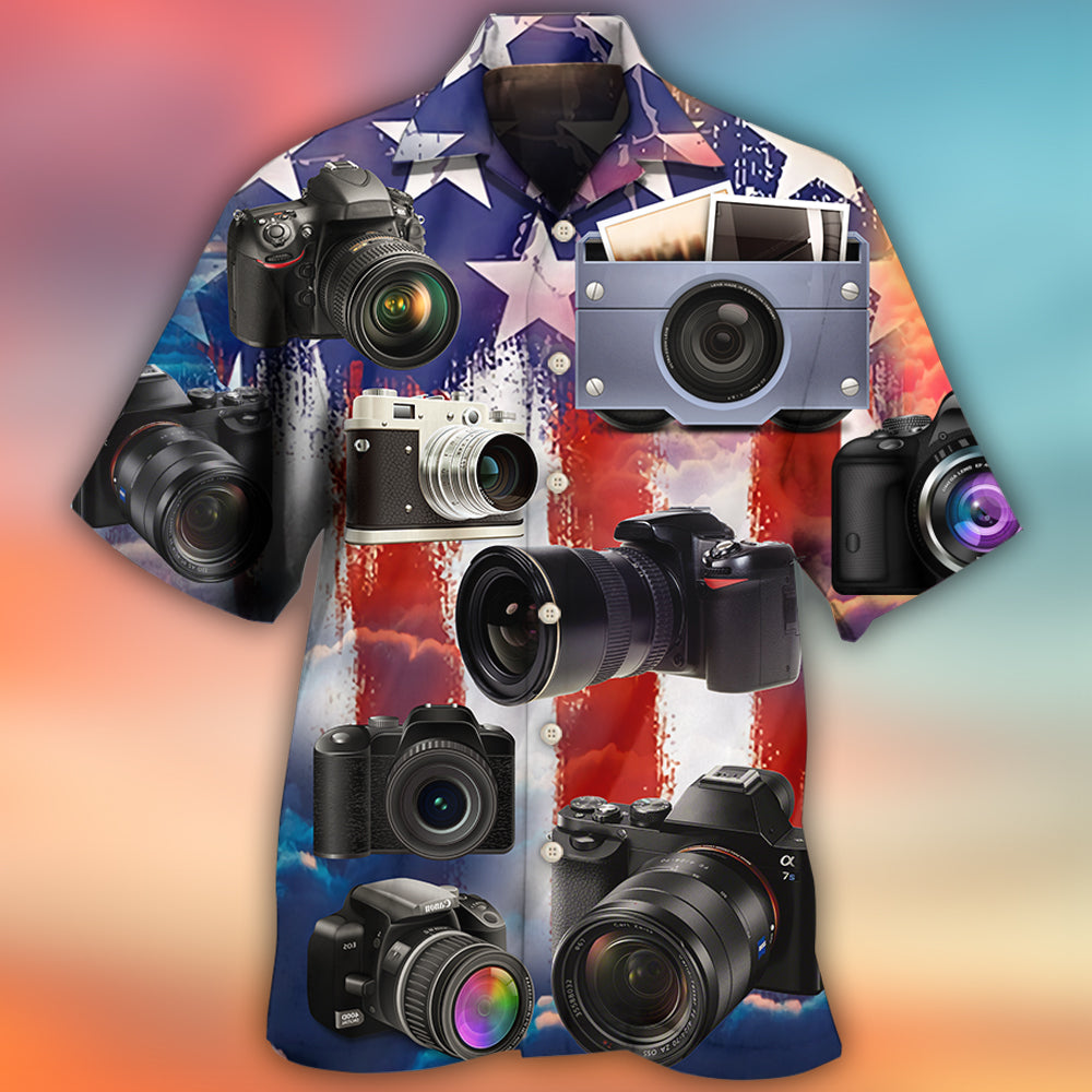 Camera Independence Day - Hawaiian Shirt - Reefox