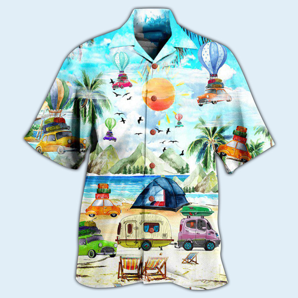 Camping Get High With - Hawaiian Shirt - Reefox