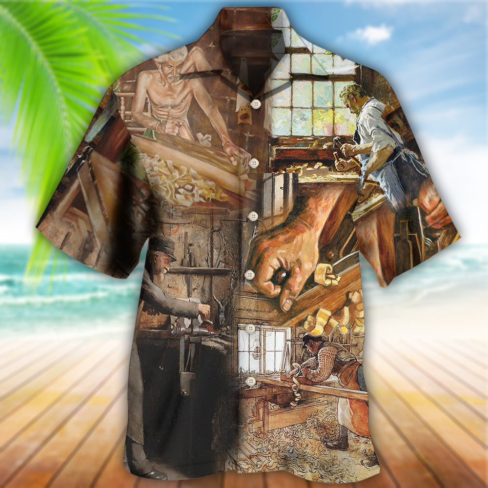 Carpenter Busy Work - Hawaiian Shirt - Reefox