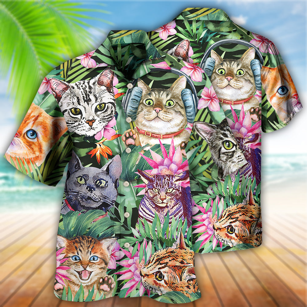 Cat Is My Life Funny - Hawaiian Shirt - Reefox