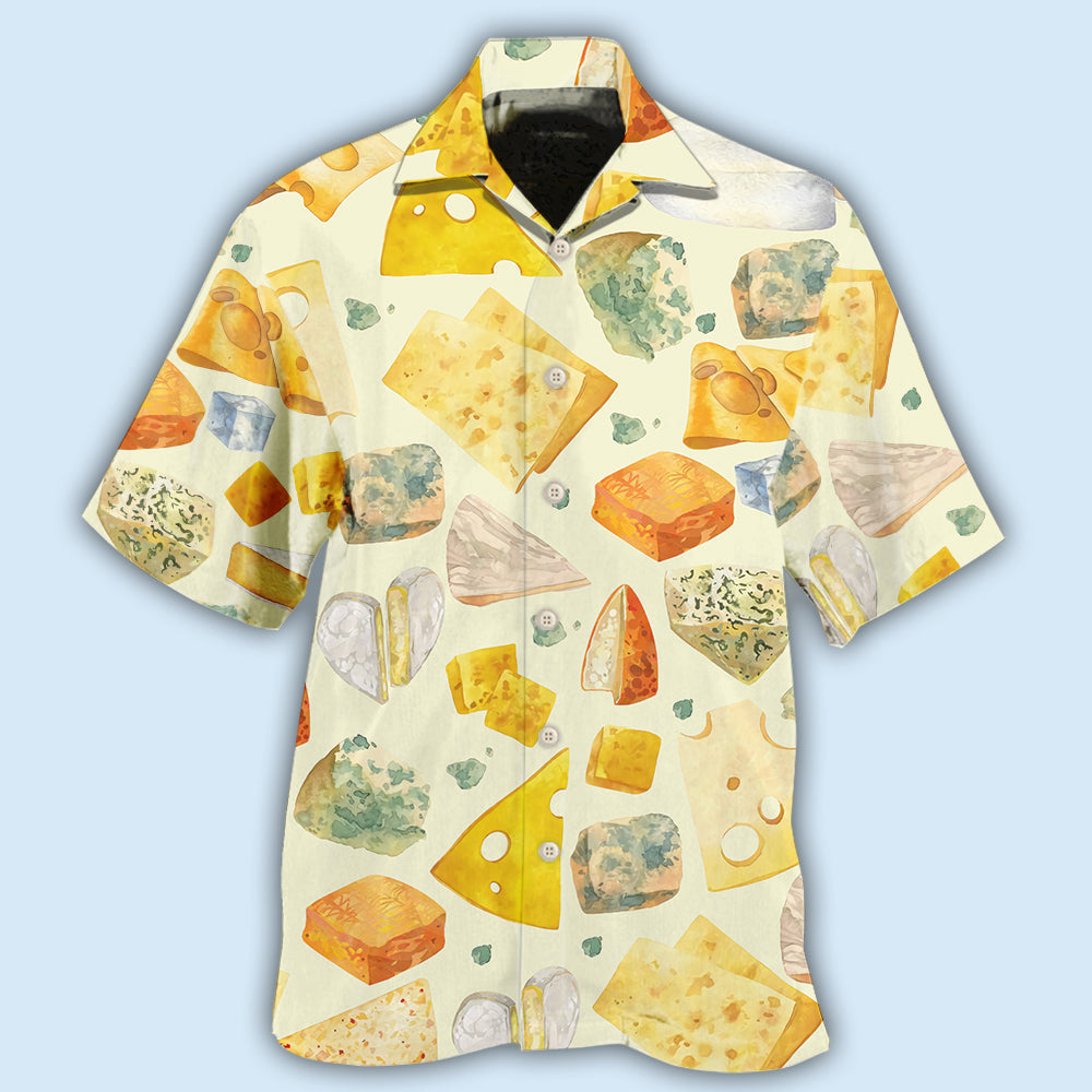 Food Cheese Beautiful Food Life - Hawaiian Shirt - Reefox
