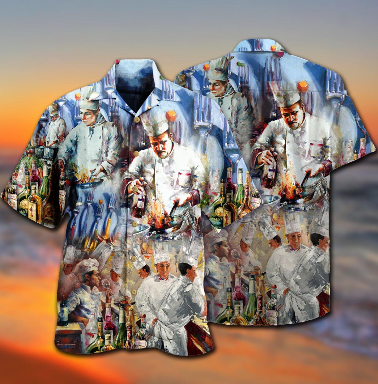 Chef To Make Magic With Knives And Fire - Hawaiian Shirt - Reefox