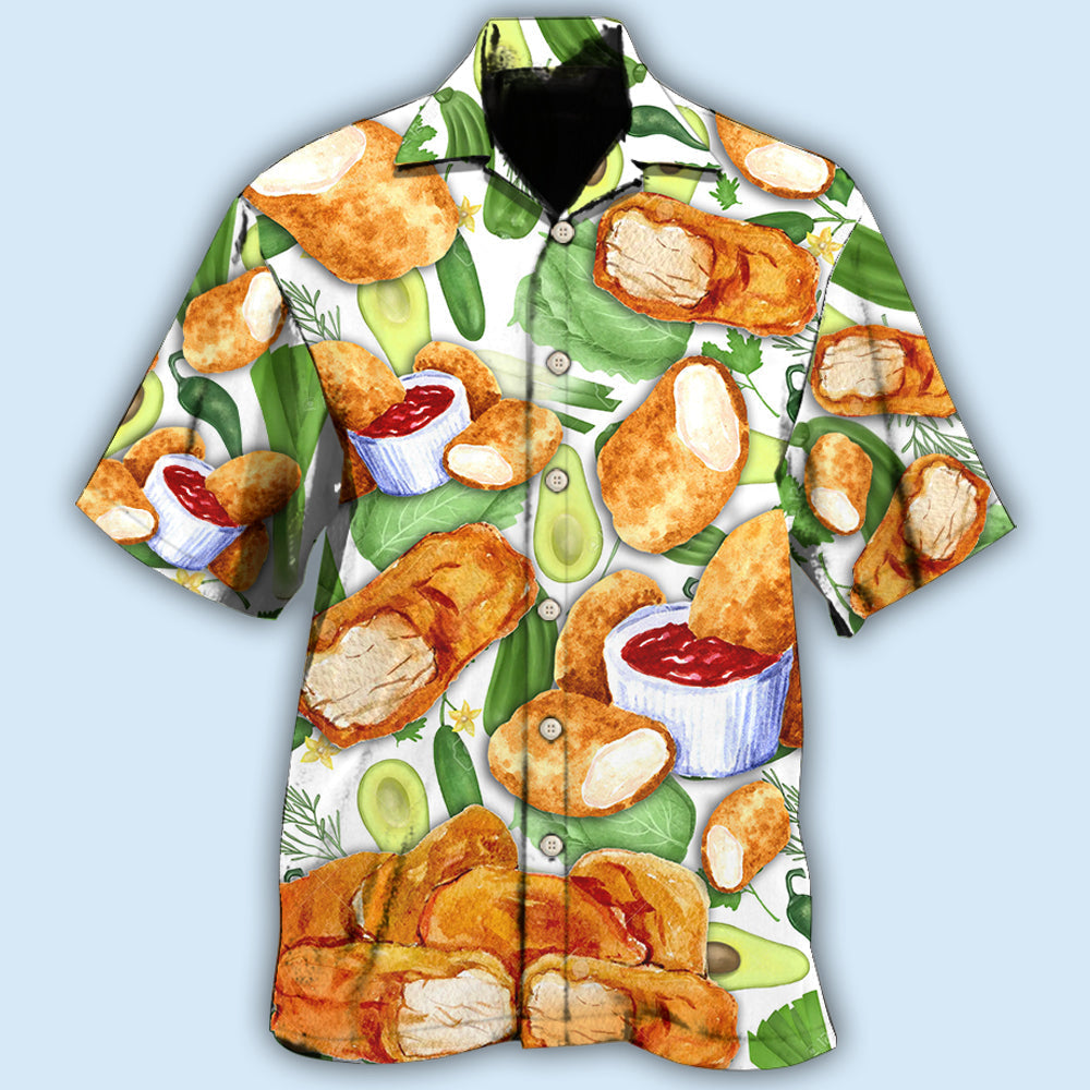 Food Lover Chicken Nugget Make Me Happy - Hawaiian Shirt - Reefox