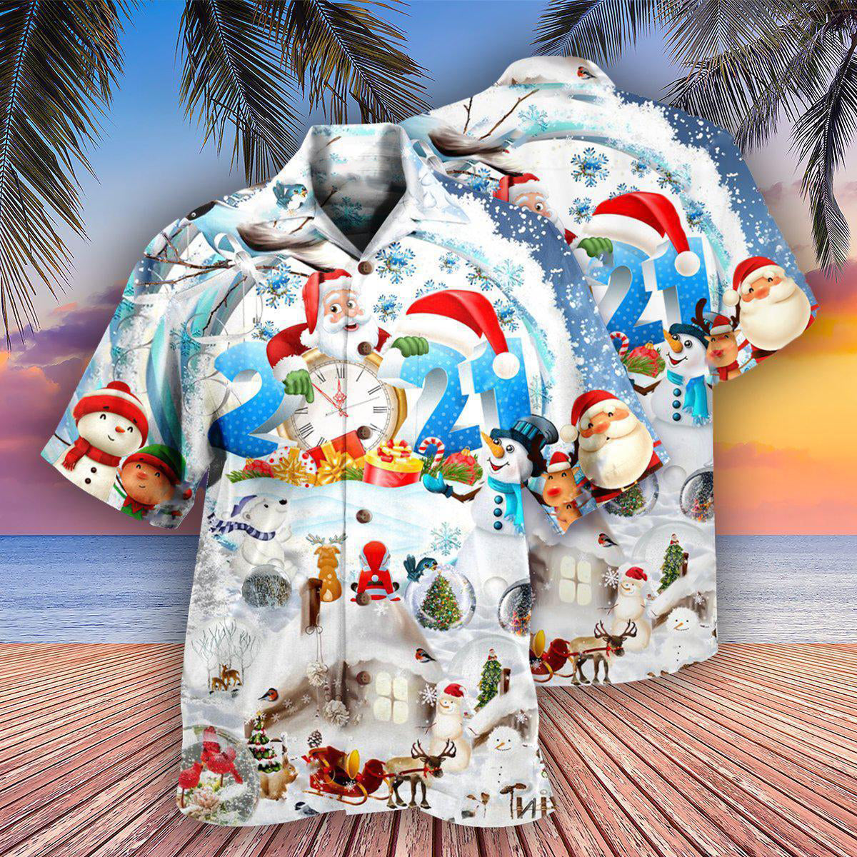 Christmas Have A Very Sparkling New Year - Hawaiian Shirt - Reefox