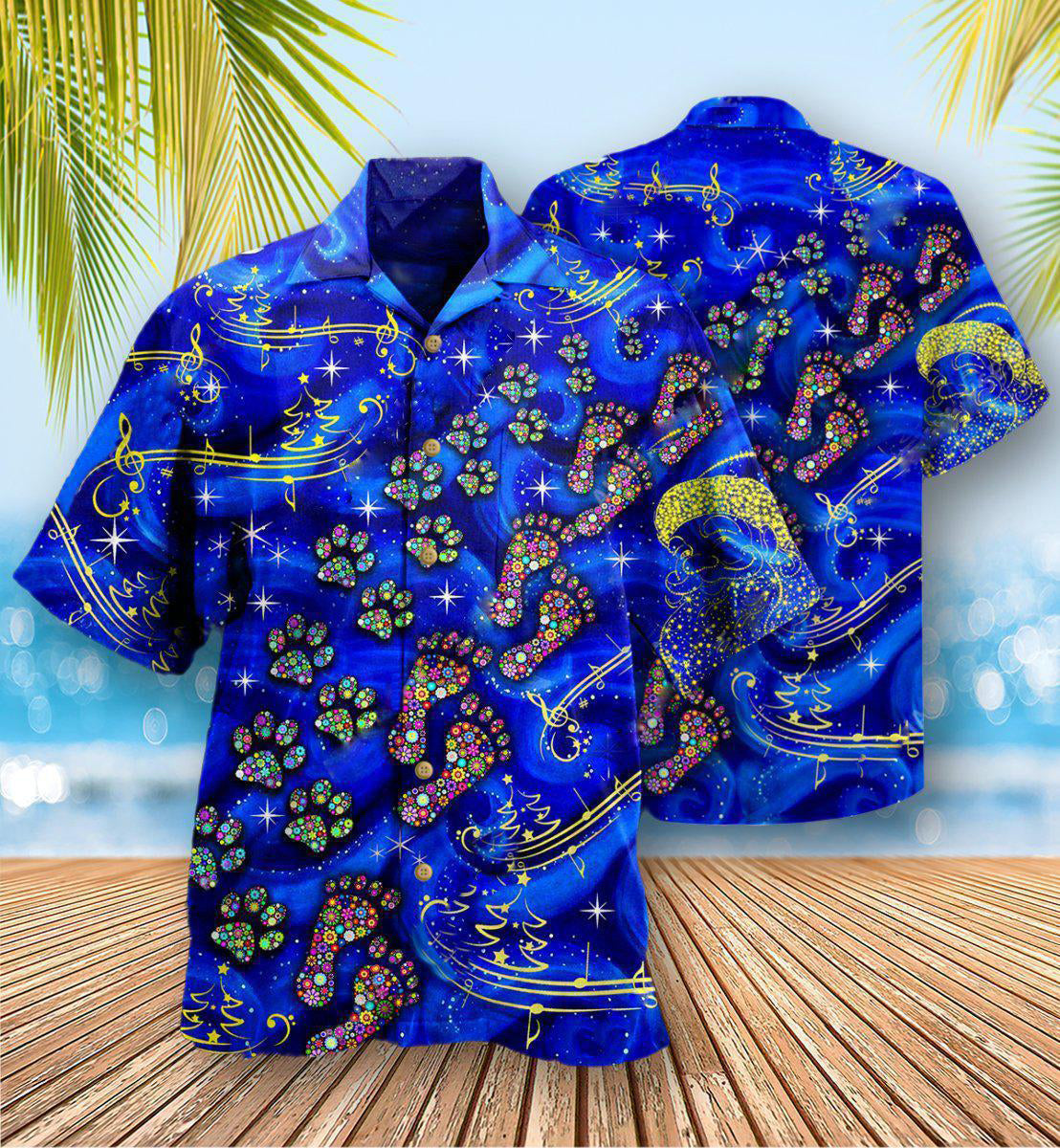 Christmas Never Walk Alone In Blue - Hawaiian Shirt - Reefox