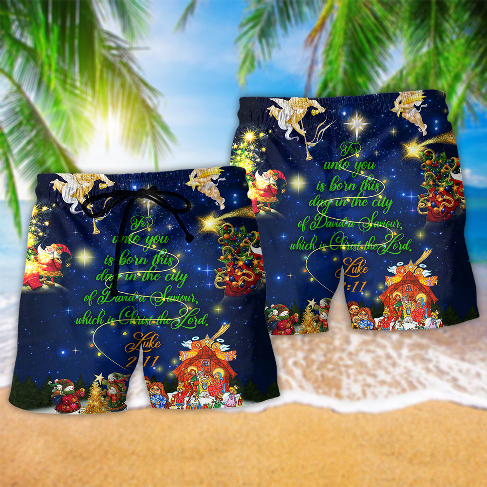 Christmas The Lord Style - Beach Short Reefox - Owls Matrix LTD
