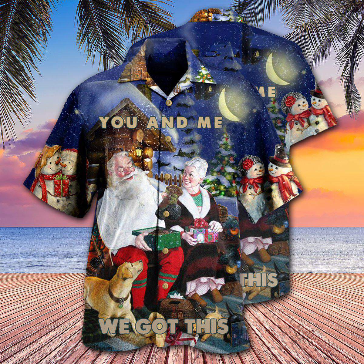Christmas You And Me We Got This Christmas Night - Hawaiian Shirt - Reefox