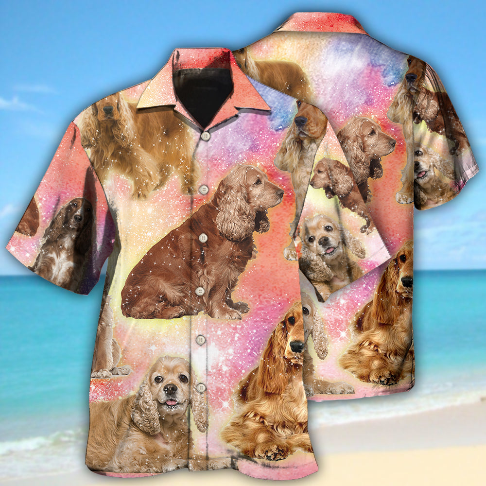 Cocker Spaniel Dog Blur Color Lovely Style - Hawaiian Shirt - Reefox