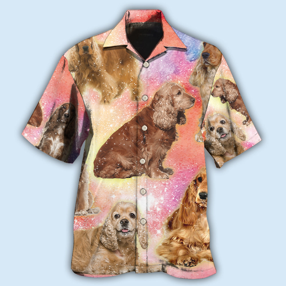 Cocker Spaniel Dog Blur Color Lovely Style - Hawaiian Shirt - Reefox
