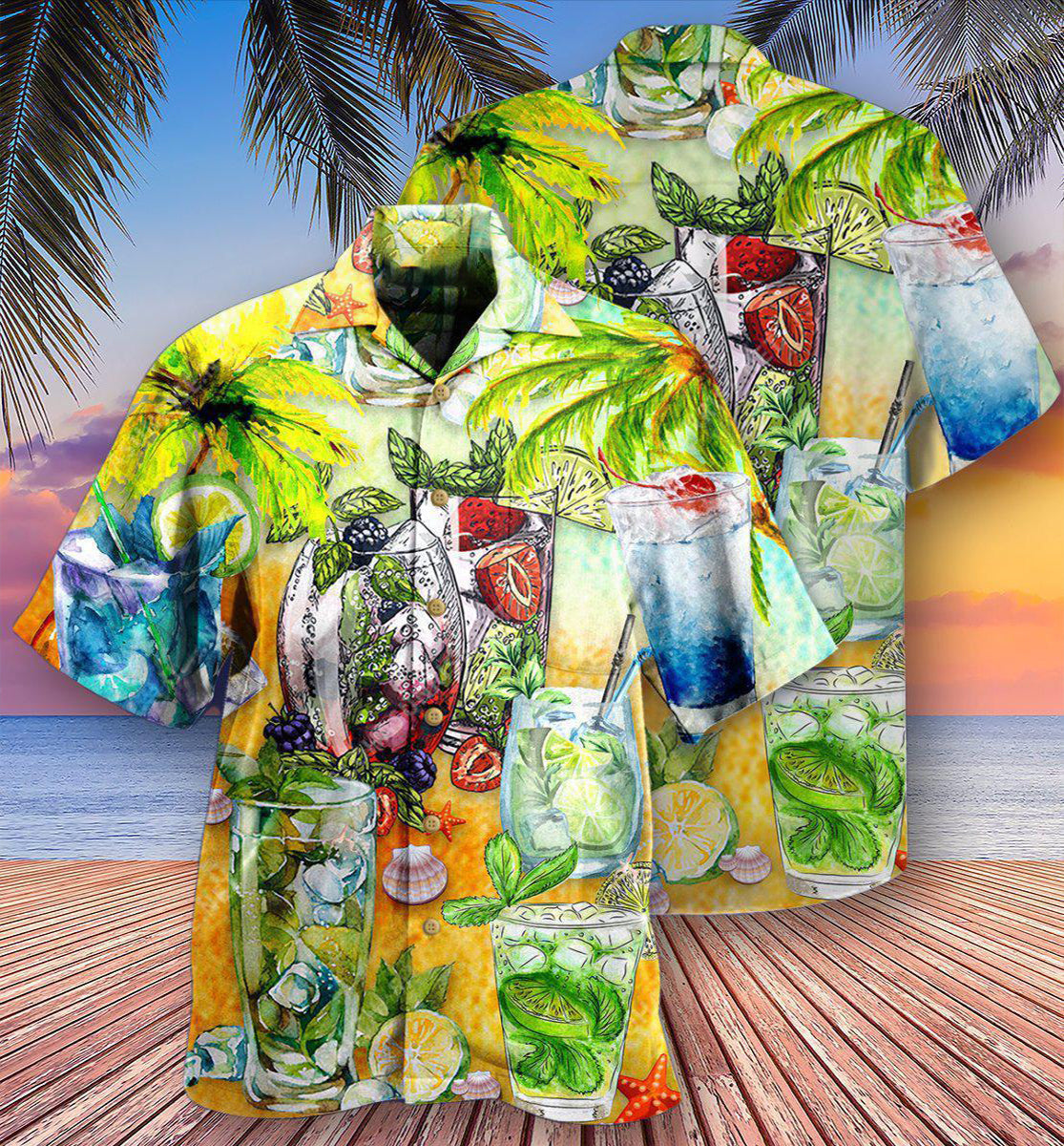 Cocktail Mojito Gives Summer Vibe - Hawaiian Shirt - Reefox