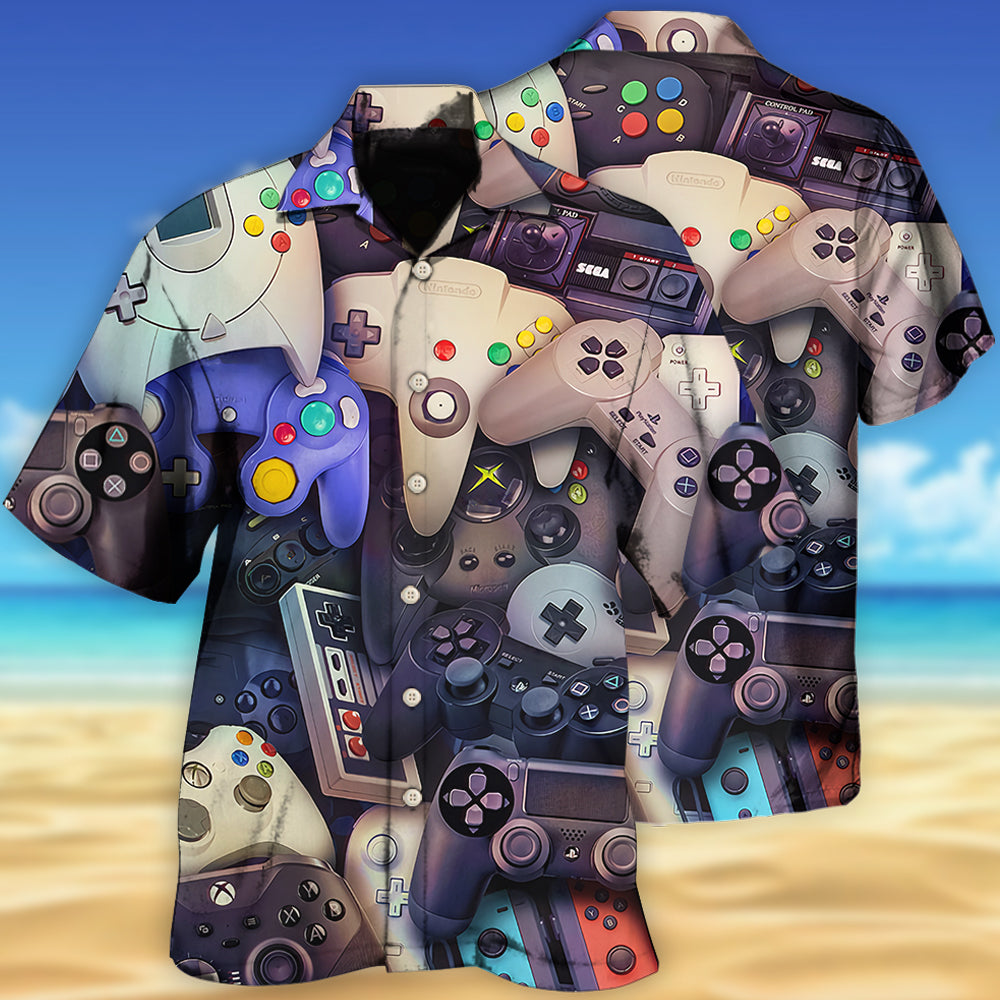 Game Controllers Choose Your Weapon Gamer - Hawaiian Shirt - Reefox