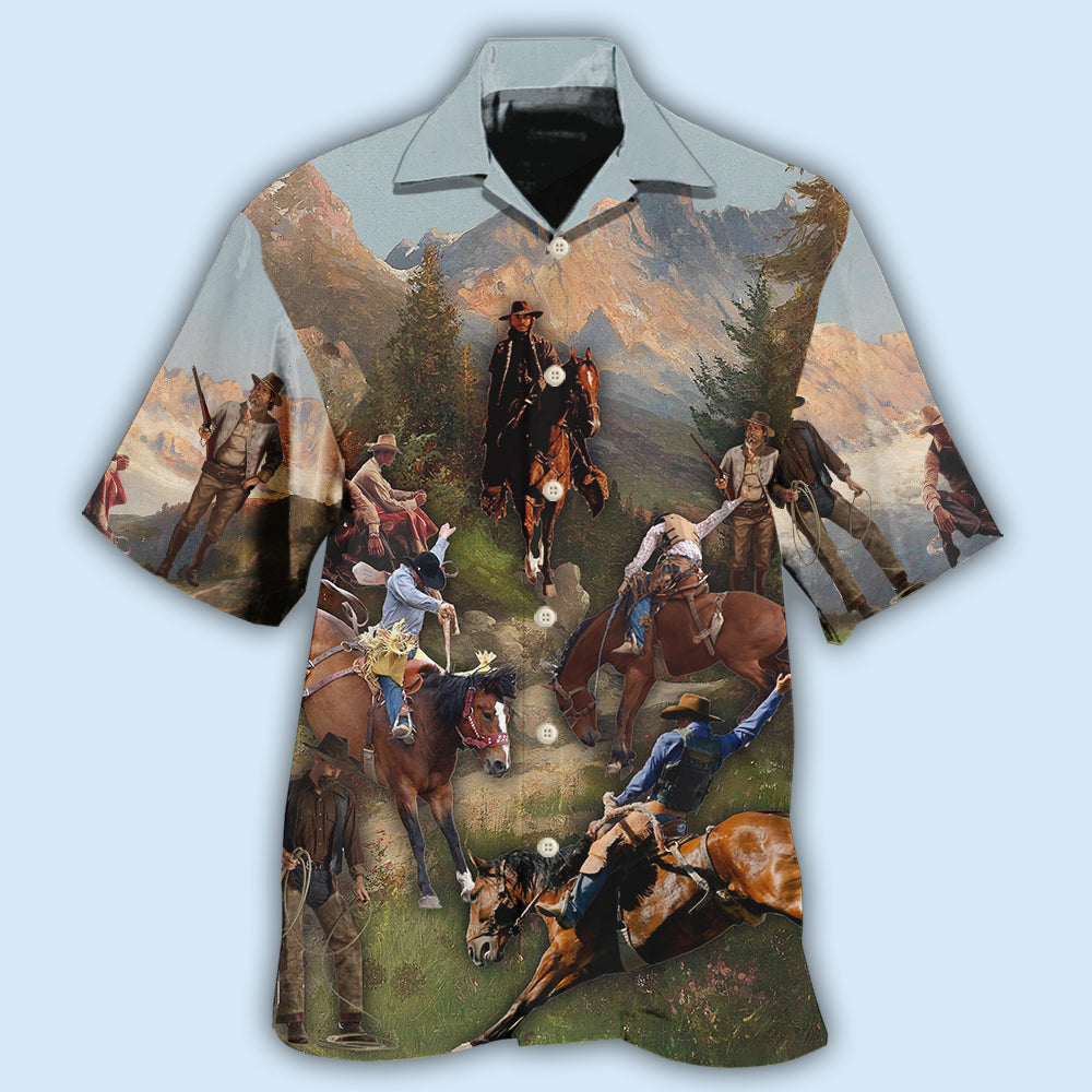 Cowboy Into The Forest Cool - Hawaiian Shirt - Reefox