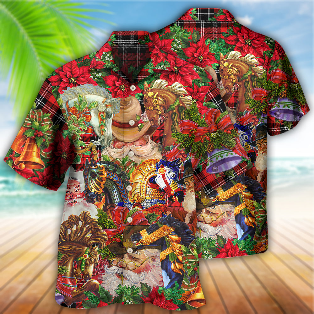 Cowboy Santa Christmas Red Style - Hawaiian Shirt - Reefox