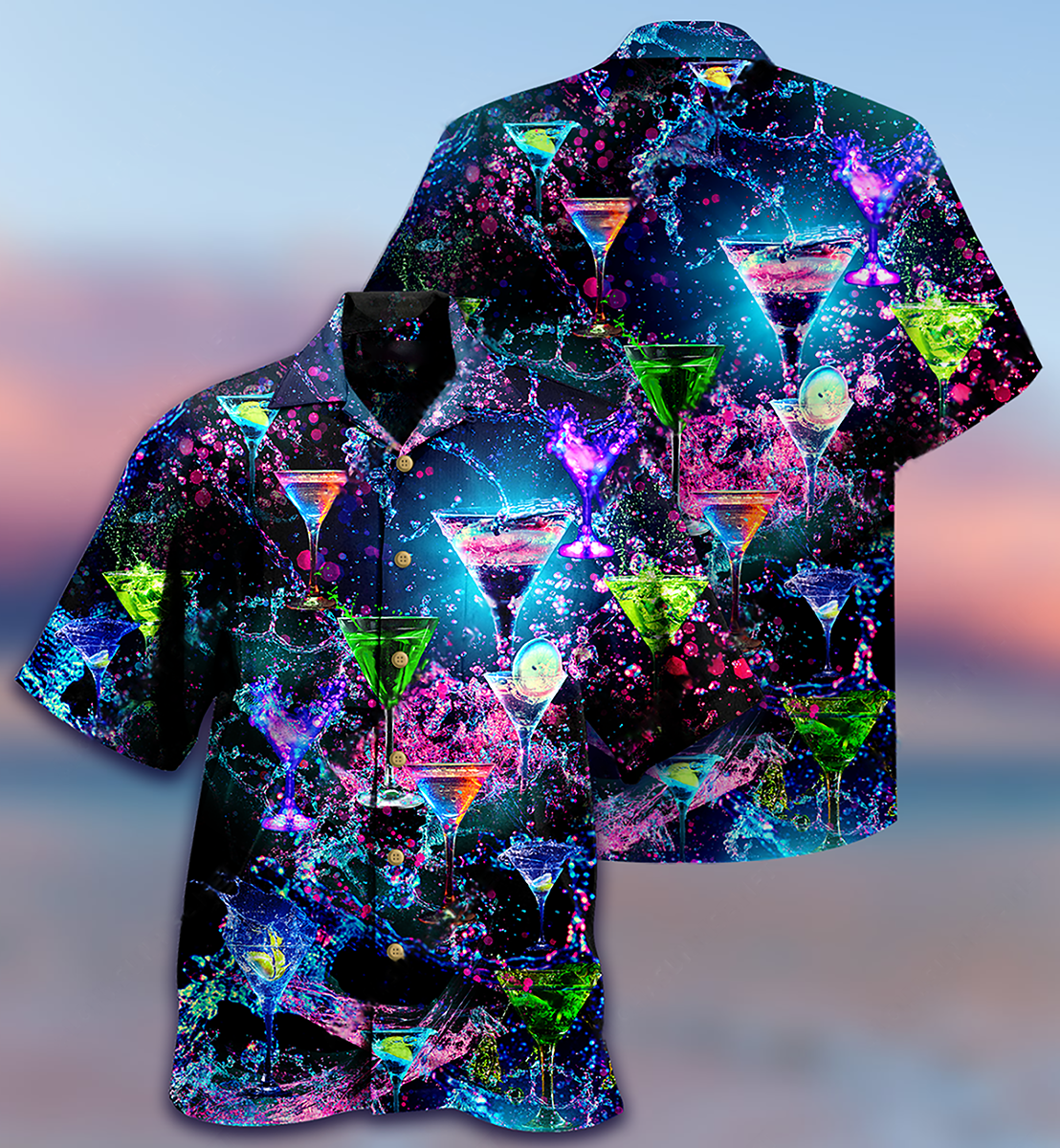 Cocktail There's Always Time For A Cocktail - Hawaiian Shirt - Reefox