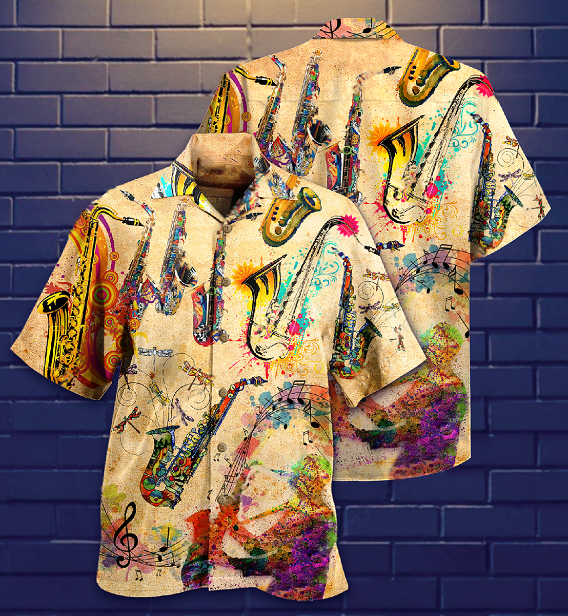 Saxophone Is My Beautiful Life - Hawaiian Shirt - Reefox