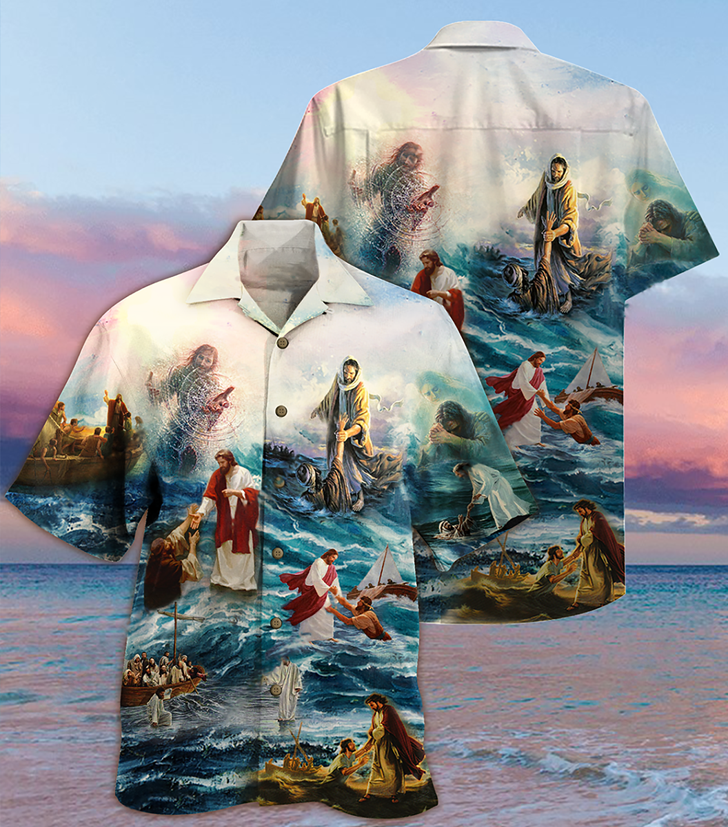 Jesus Saved My Life - Hawaiian Shirt - Reefox