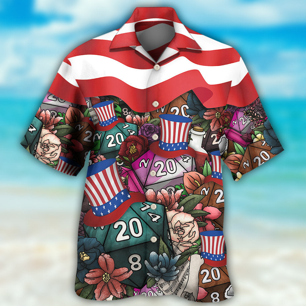 D20 Independence Day - Hawaiian Shirt - Reefox