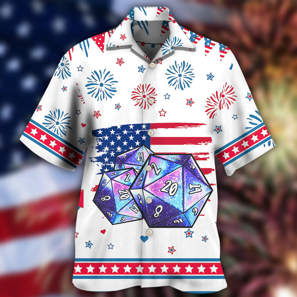 D20 Independence Day Basic - Hawaiian Shirt - Reefox