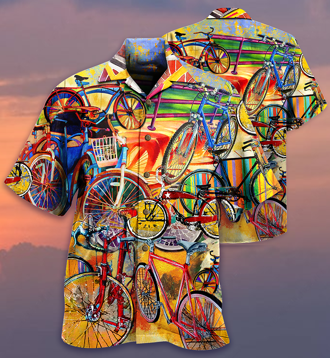 Bike All I Need Is A Bike - Hawaiian Shirt - Reefox