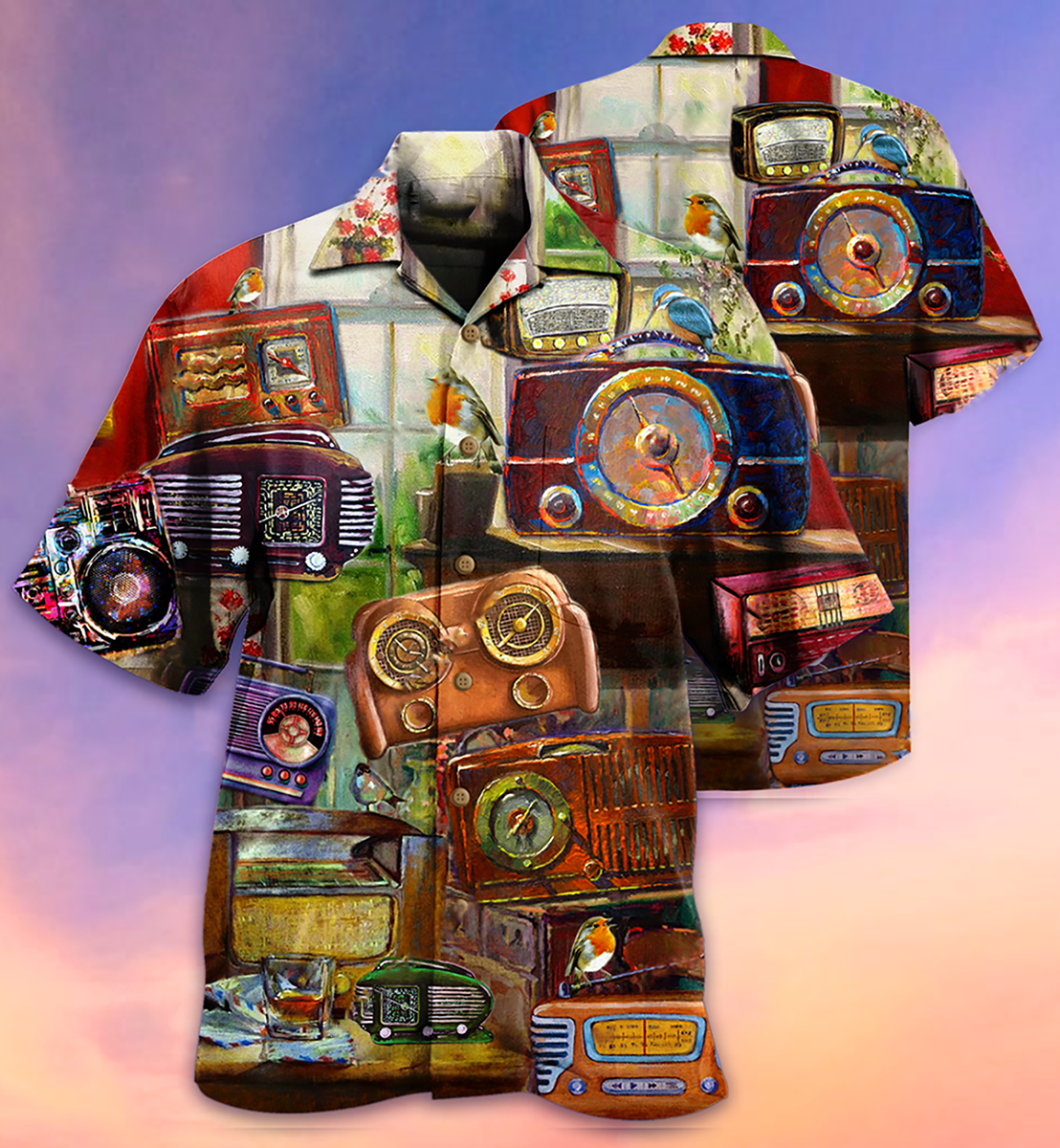 Radio A Peaceful Morning With Radio - Hawaiian Shirt - Reefox