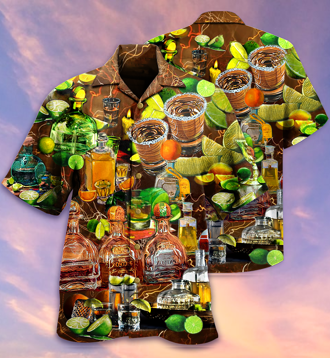 Wine When Life Gives You A Lemon Grab TQL & Salt - Hawaiian Shirt - Reefox