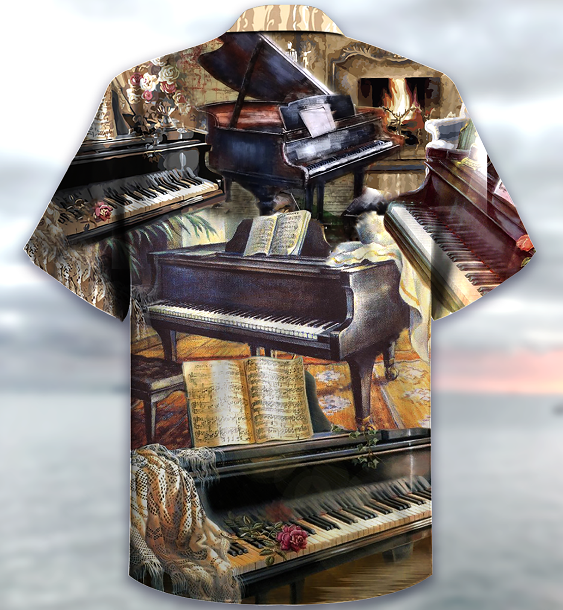 Piano Music Once A Pianist Always A Pianist - Hawaiian Shirt - Reefox