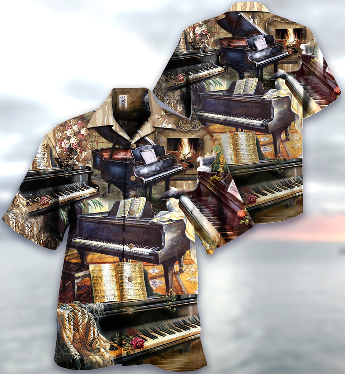 Piano Music Once A Pianist Always A Pianist - Hawaiian Shirt - Reefox