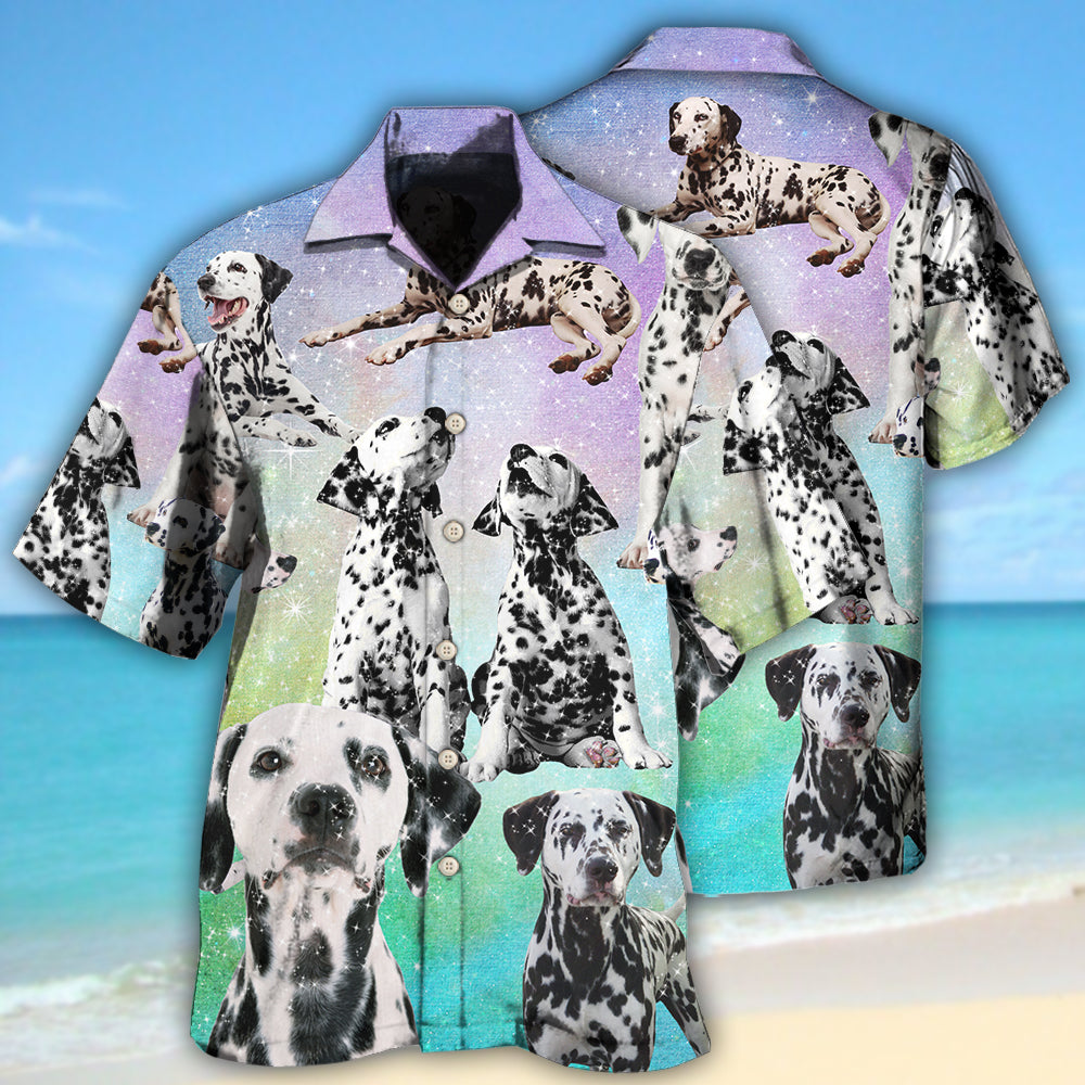Dalmatian Dog Galaxy Lovely Style - Hawaiian Shirt - Reefox