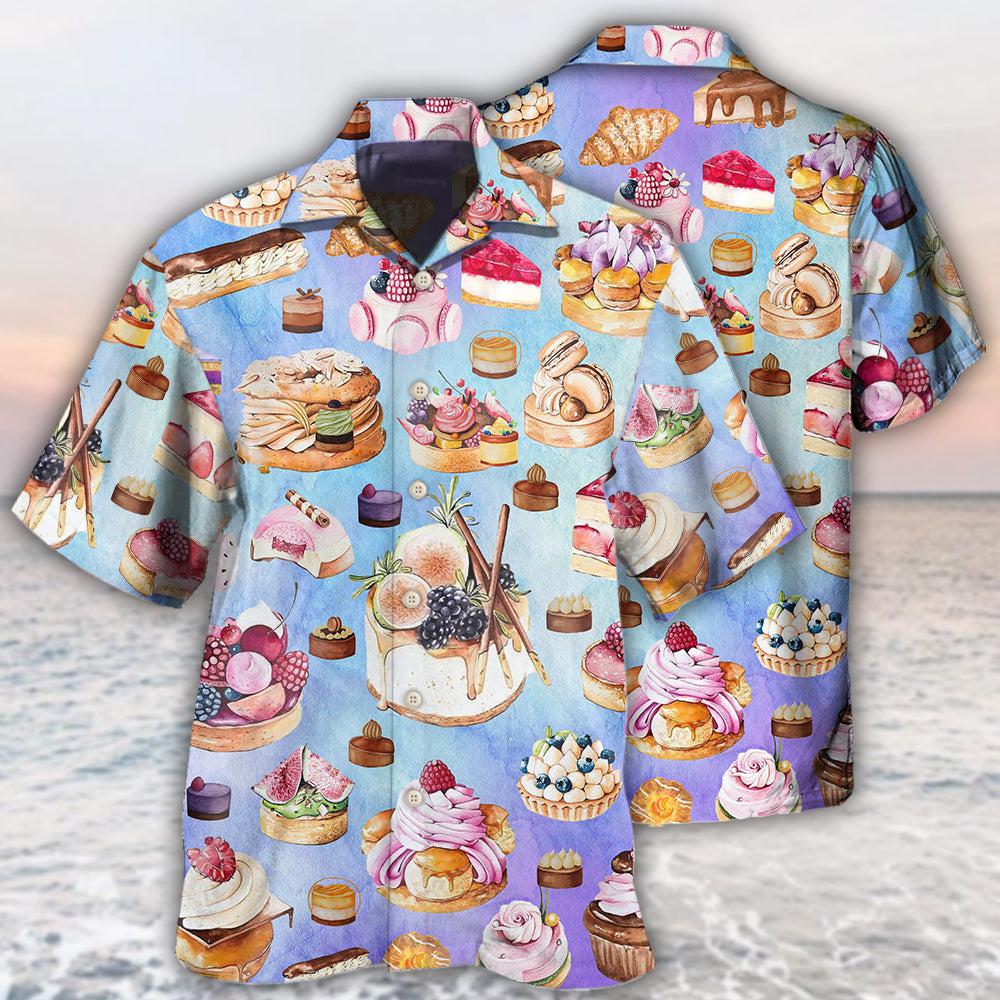 Food Dessert Purple Lovely Love Food - Hawaiian Shirt - Reefox