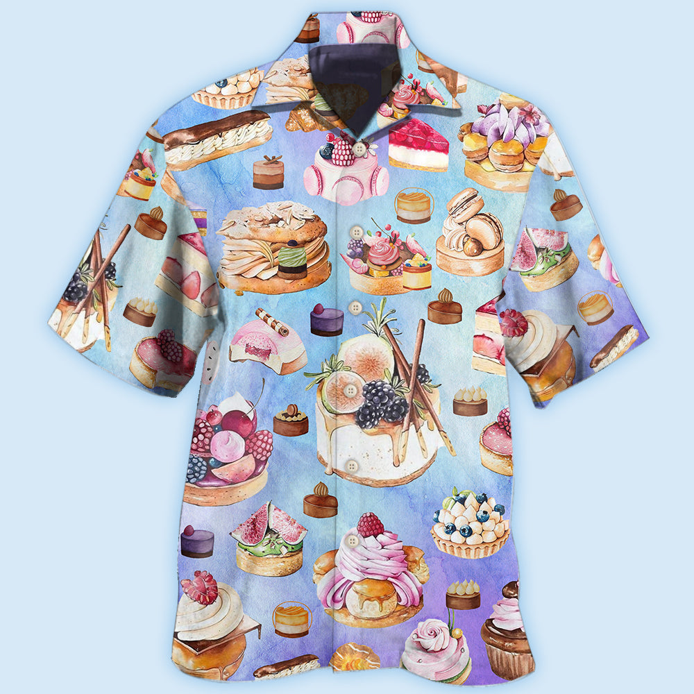 Food Dessert Purple Lovely Love Food - Hawaiian Shirt - Reefox