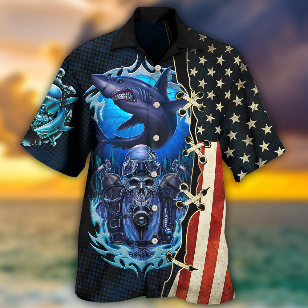 Diving Independence Day - Hawaiian Shirt - Reefox