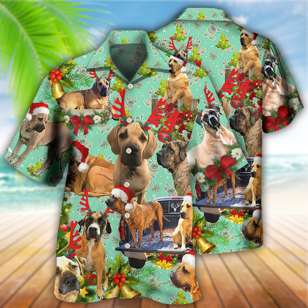 Dog Cute Dogs Merry Christmas - Hawaiian Shirt - Reefox