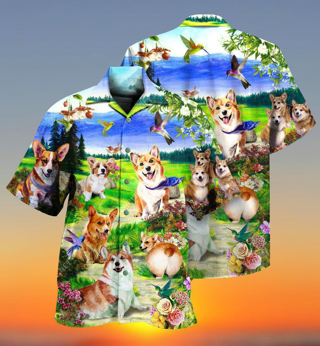 Corgi Life Is Better With A Corgi - Hawaiian Shirt - Reefox