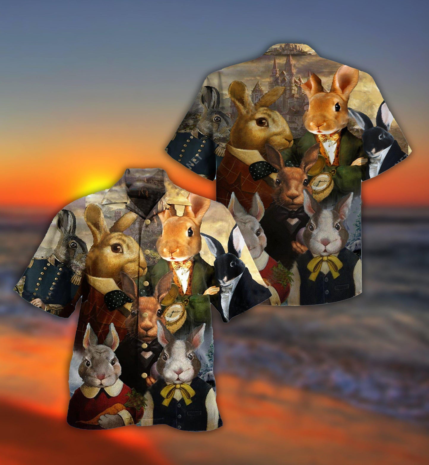 Rabbit Down The Rabbit Hole - Hawaiian Shirt - Reefox