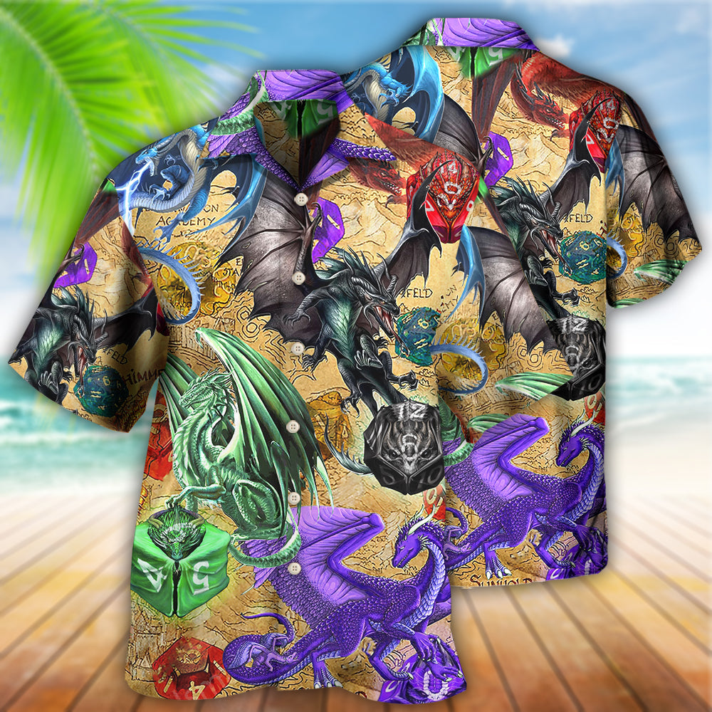 Dragon D20 Love Life Amazing Style - Hawaiian Shirt - Reefox