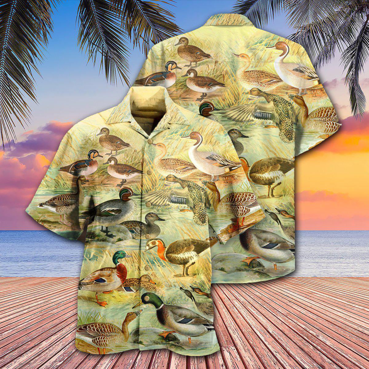 Duck Vintage World - Hawaiian Shirt - Reefox