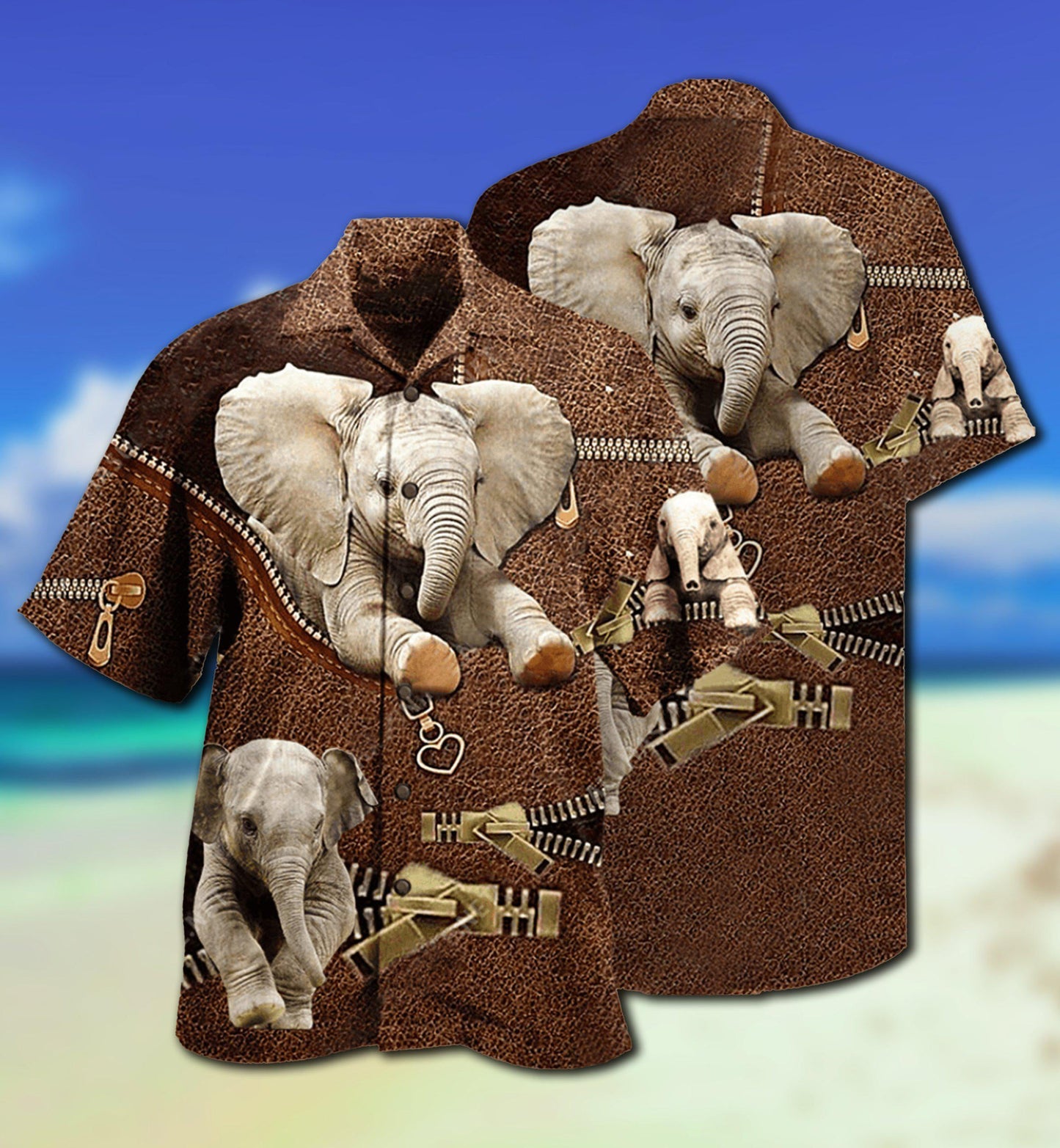Elephant Awesome Style With Brow - Hawaiian Shirt - Reefox