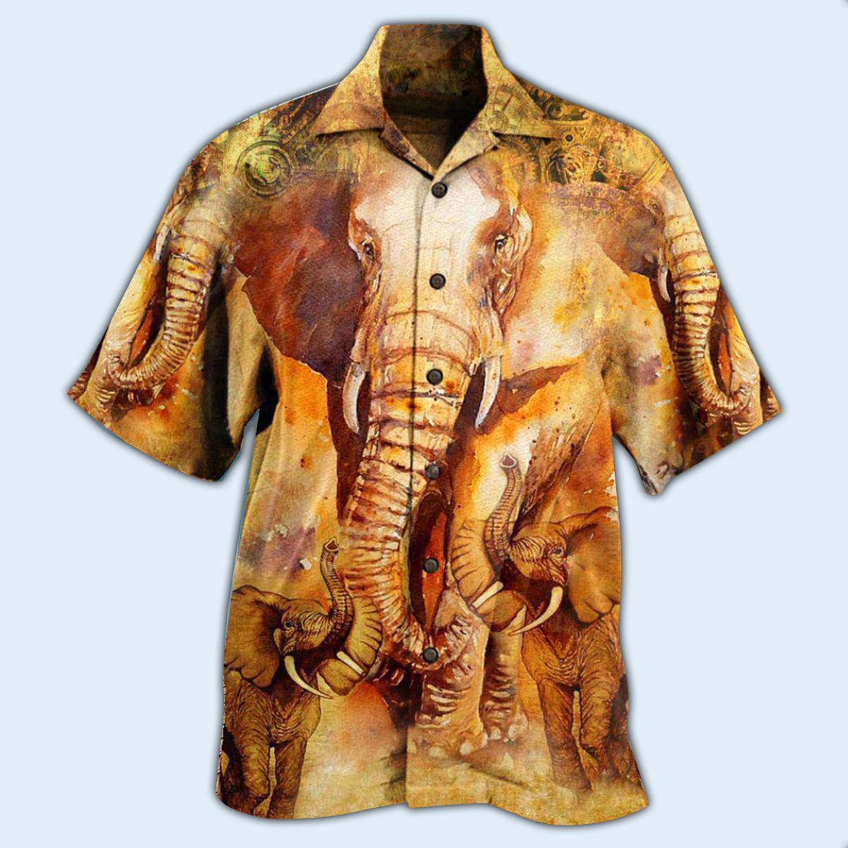 Elephant Born To Be The Biggest - Hawaiian Shirt - Reefox