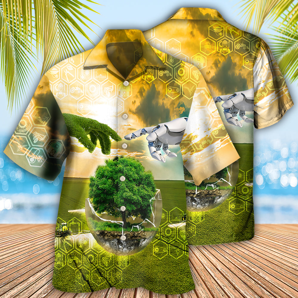 Farm Agricultural Scientist - Hawaiian Shirt - Reefox