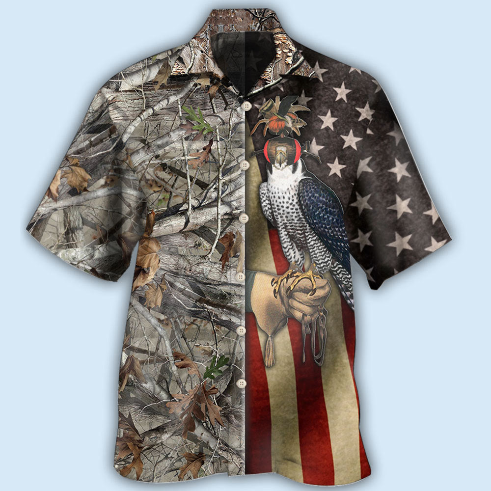 Hunting Falconry Hunting America - Hawaiian Shirt - Reefox