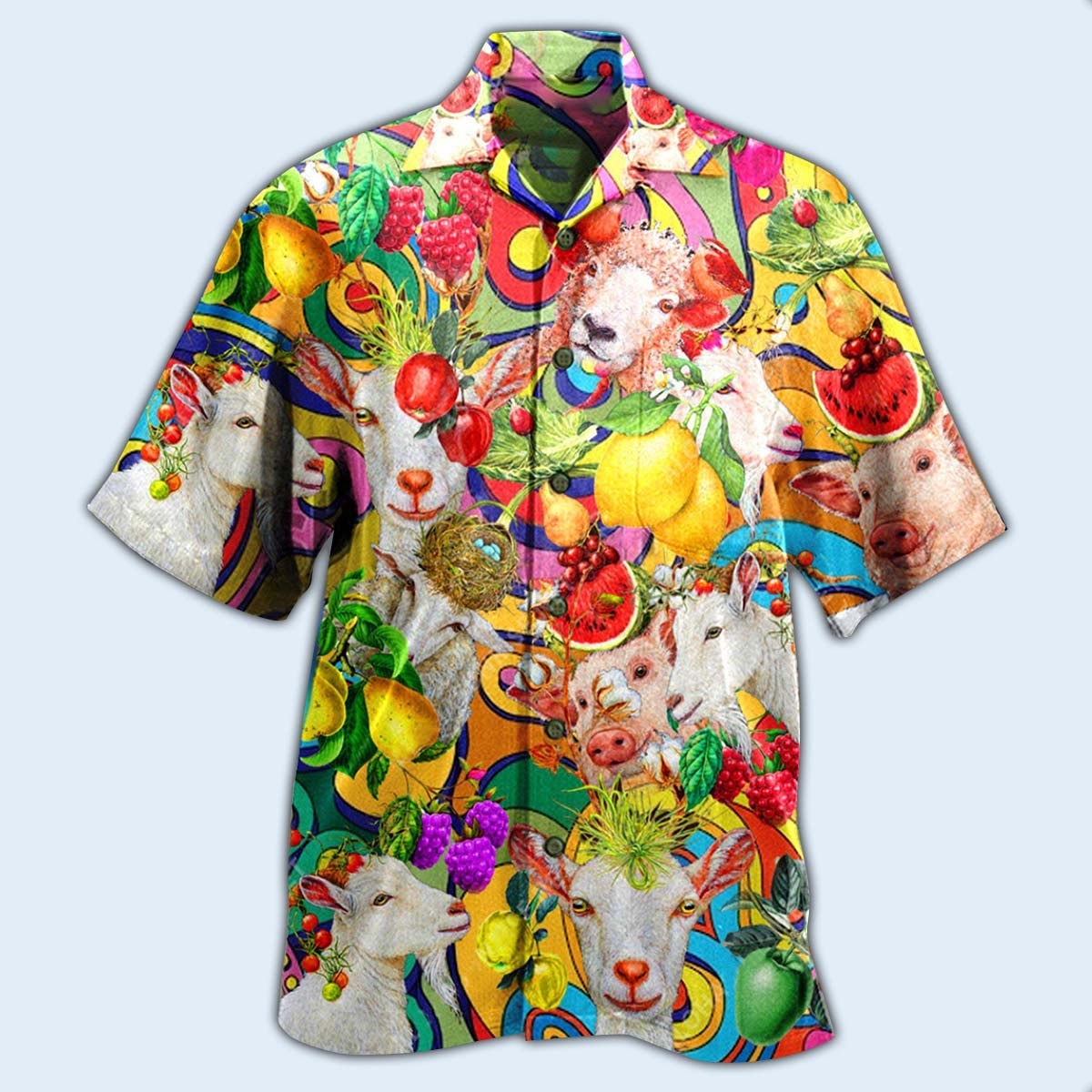 Farm Animals Awesome Family - Hawaiian Shirt - Reefox