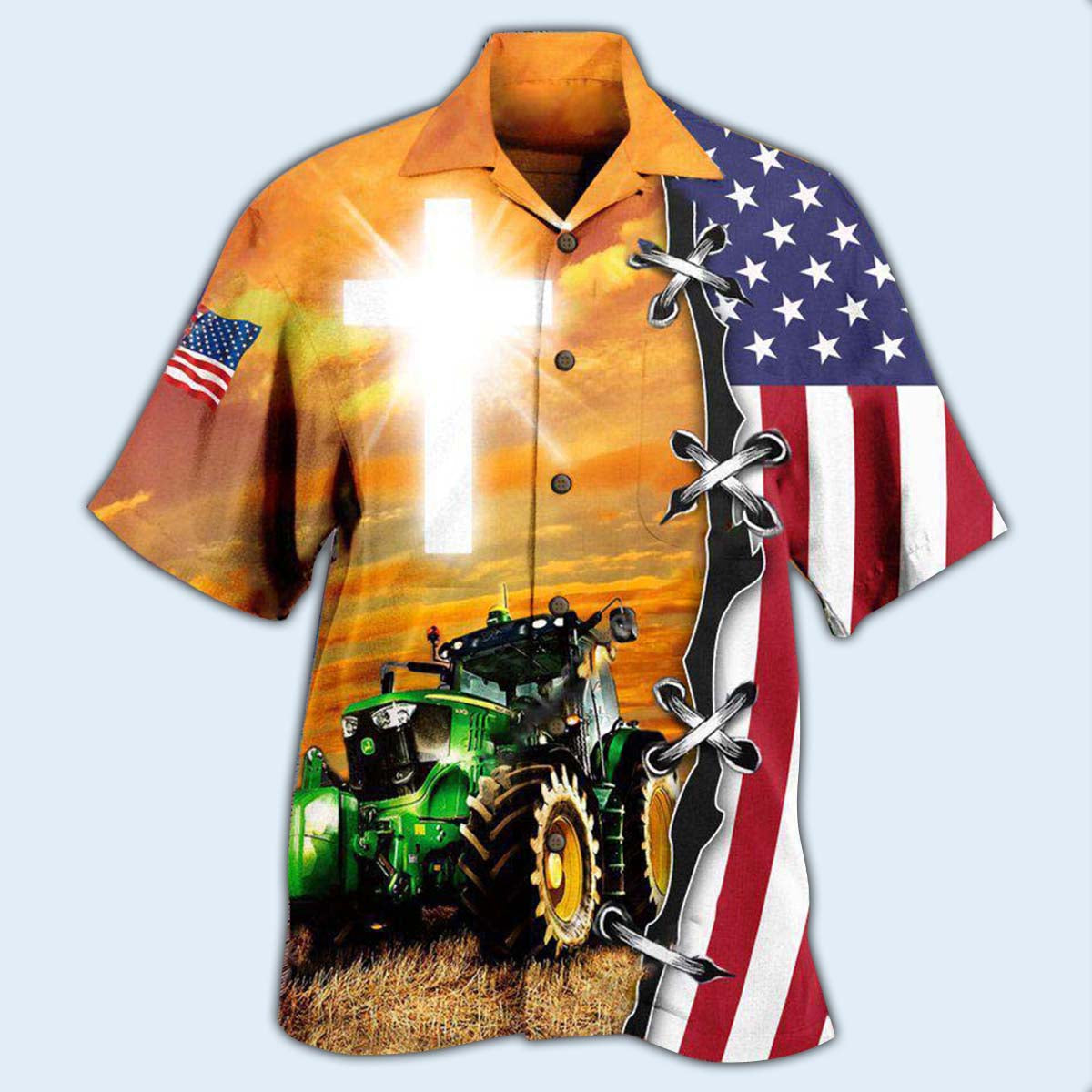 Tractor Proud To Be A Farmer - Hawaiian Shirt - Reefox